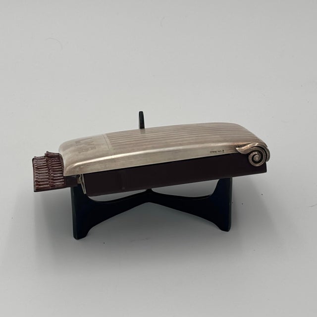 Mid-Century Sterling Silver Bates MFG Co. Pressalist Model ‘S’ List Finder Desk Collectible Circa 1960s For Sale In Los Angeles - Image 6 of 12