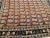 Vintage Persian Malayer Area Rug, Allover Paisley Pattern, Red & Navy, 3’ X 3’ For Sale In Chicago - Image 6 of 7