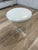 1970s Mid Century Lucite Vanity Stool Vinyl Seat For Sale - Image 5 of 9