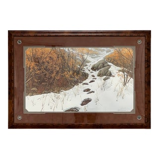 Bev Doolittle 'Doubled Back - Grizzly Bear'- Custom Framed From B & R Gallery For Sale