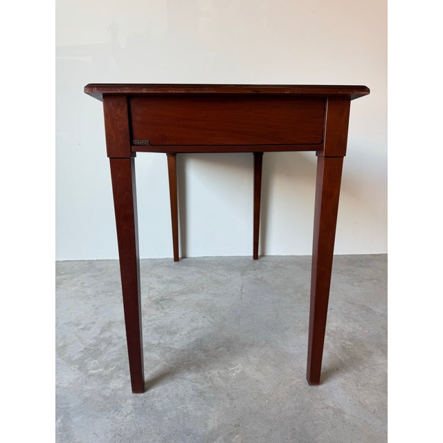 French Grange Louis XVI–Style Solid Wood Writing Desk With Two Drawers For Sale In Miami - Image 6 of 12