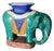 Glazed Ceramic Chinoiserie Elephant Garden Stool& Plant Stand, Made in Vietnam For Sale