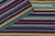 1950s Vintage Chaput Kilim Style in Blue, Polychromatic Stripe Patterns For Sale In New York - Image 6 of 6