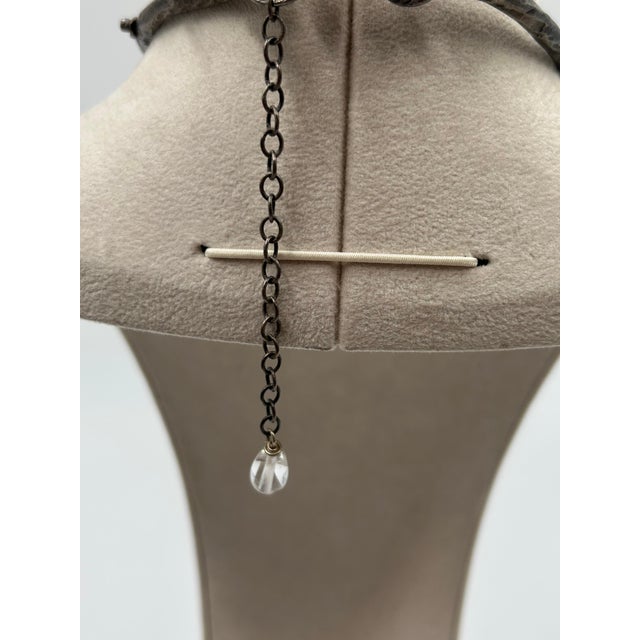 Black Philippe Ferrandis Branch Necklace 1990 For Sale - Image 8 of 10
