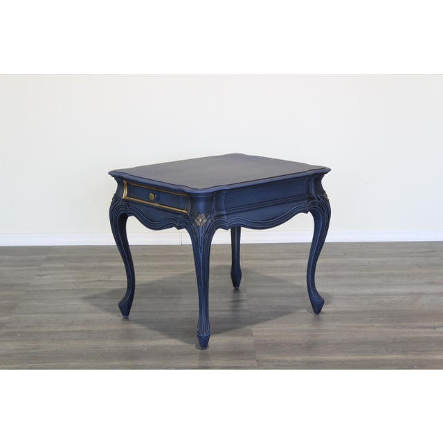 Vintage French Style Blue Side Tables, a Pair Chairish