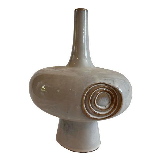 Mid-Century Modernist Ceramic Vase For Sale