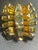Mid 20th Century Schreiner of New York: Vintage Starburst Earrings With Amber and Citrine Glass Crystal, Pair For Sale - Image 5 of 10