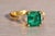 Diez Avenida: Outstanding 2.25 Carat Natural Emerald With Diamond Side Stones For Sale - Image 9 of 12