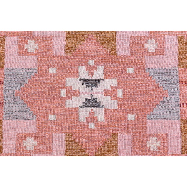 Doris Leslie Blau Swedish Flat Woven Rug by Ingegerd Silow For Sale - Image 10 of 10