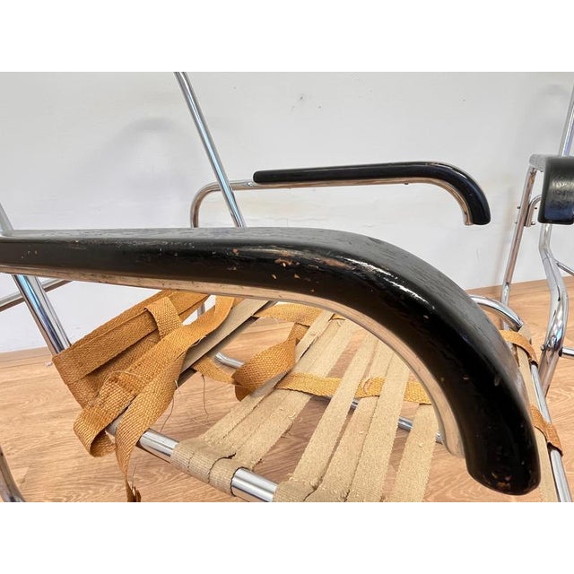 Early Bauhaus Chrome B 35 Armchairs by Marcel Breuer for Thonet, 1930s, Set of 2 For Sale - Image 12 of 17