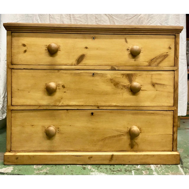 Antique English Pine Chest of Drawers Chairish