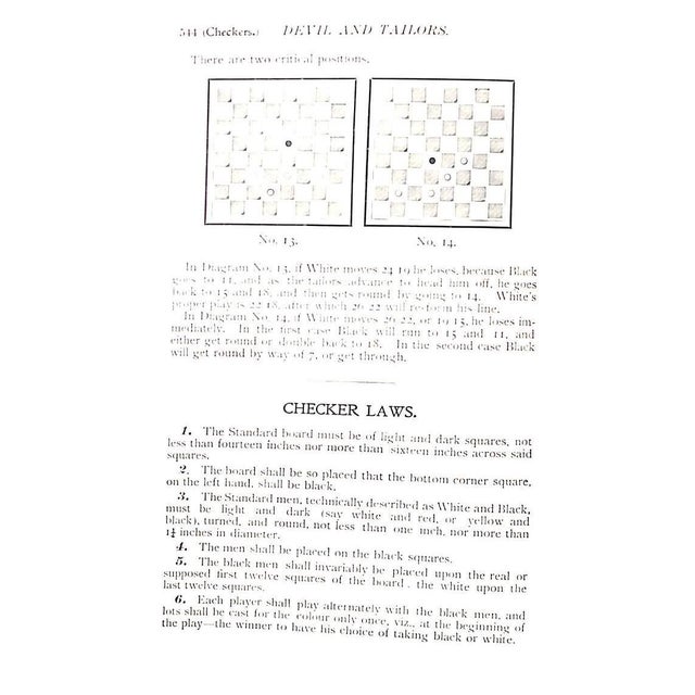 "Foster's Complete Hoyle: An Encyclopedia of All the Indoor Games Played at the Present Day" 1897 Foster, r.f. For Sale - Image 4 of 8