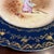 1910s Haviland Limoges Cabinet Portrait Plate Features Cobalt & Gold # 1 of 2 For Sale - Image 5 of 11