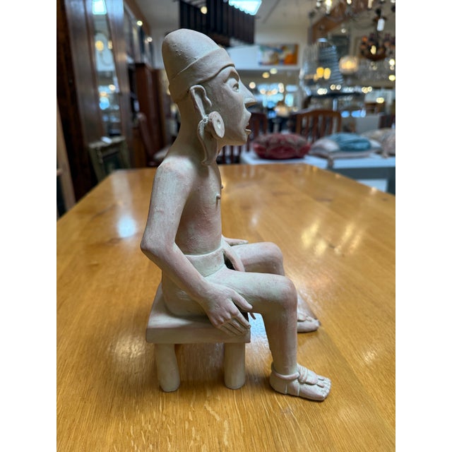 Antique Veracruz Terracotta Sculpture 600-900 A. D. For Sale - Image 4 of 12