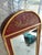 Red Vintage La Barge Chinoisserie Mirror in Red With Gold Details For Sale - Image 8 of 11