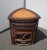 Set Three Vintage Bamboo Rattan Leather Ostrich Nesting Tables ~ French Country Gorgeous Nesting Tables in Good Vintage...