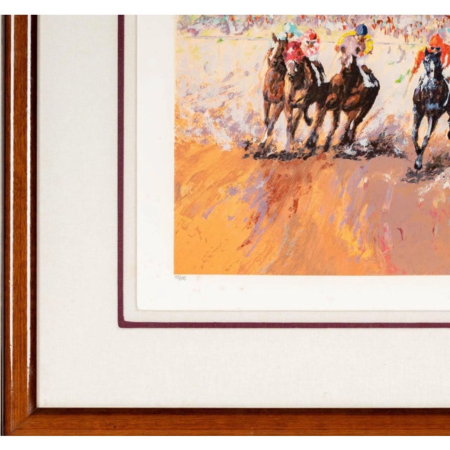 Mark King "Into the Stretch" Serigraph Edition 195/295 - Signed in Pencil. For Sale - Image 9 of 11