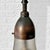 Copper Vintage Industrial Pendant Lamp in Copper and Glass, 1920s For Sale - Image 8 of 12