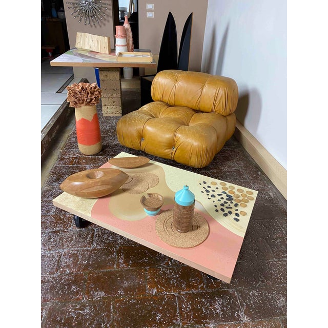 Decorated Terracotta Vase by Mascia Meccani for Meccani Design For Sale - Image 4 of 8