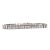 Contemporary 16 Carat Baguette Cut Diamond 18k White Gold Multi-Link Bracelet For Sale - Image 3 of 9