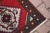 1950s 1950s Turkish Hand Knotted Floral Desing Red Doormat Rug For Sale - Image 5 of 12