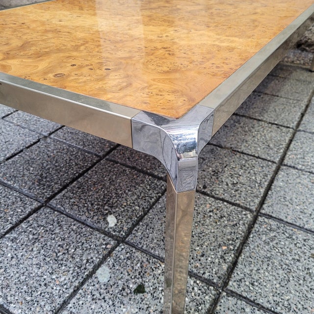 Coffee Table in Root Wood and Steel, 1970s For Sale - Image 12 of 18
