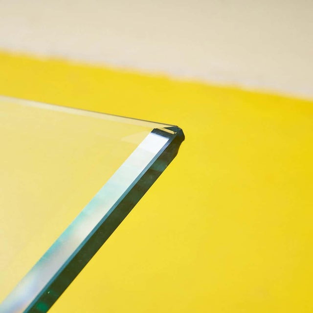 Art Deco Style Coffee Table in Metal, Wood and Resin, 1950s For Sale - Image 6 of 12