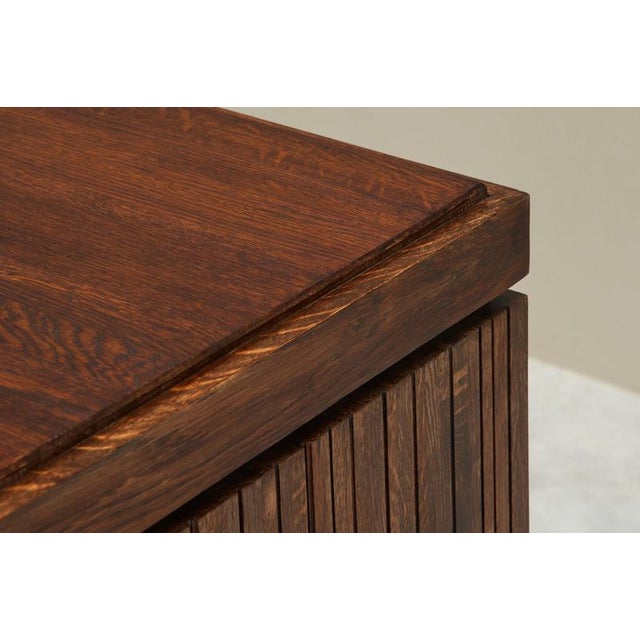 Freestanding Sideboard in Oak, Belgium, 1970 For Sale - Image 16 of 17