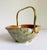 Exquisite craftsmanship in this vintage, circa 1960s, basket or handled bowl produced by Macabo Cusano and designed by...