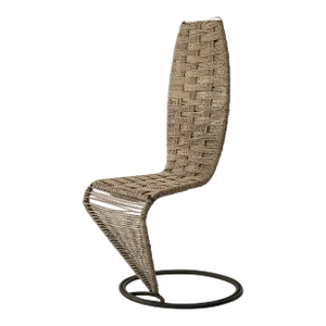 1970s Vintage Rope and Metal "S" Chair