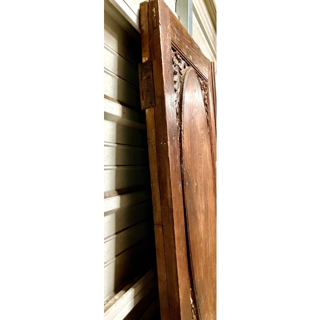 Our solid teak door is a unique one-of-a-kind piece. Handcrafted door panels with four oval raised medallions, each has...