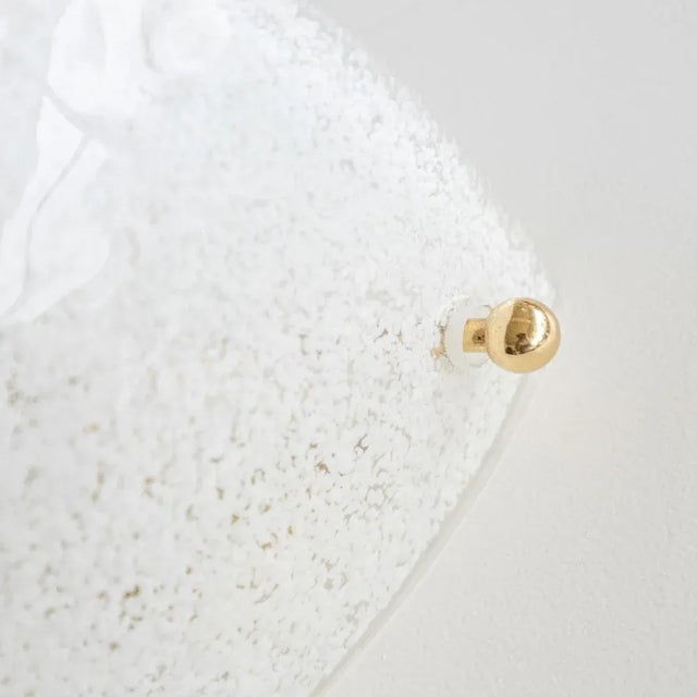 Metal 1980s Italian Blown Glass Sconce For Sale - Image 7 of 9