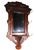 Victorian Eastlake Aesthetic Movement Wall Mirror Hat Rack C. 1880's For Sale - Image 14 of 15