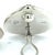 1990s Pair of John Hardy Estate Clip on Triangle Dot Earrings Silver For Sale - Image 4 of 6