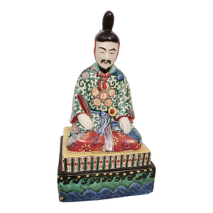 Antique Japanese Kutani Ceramic Figure
