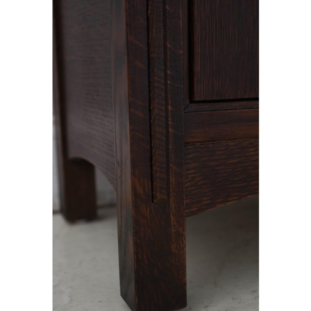 Stickley Mission Oak Arts & Crafts Grandfather Clock For Sale In Philadelphia - Image 6 of 12