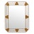 1920s Italian Deco Mirror With Gilt-Wood Accents For Sale