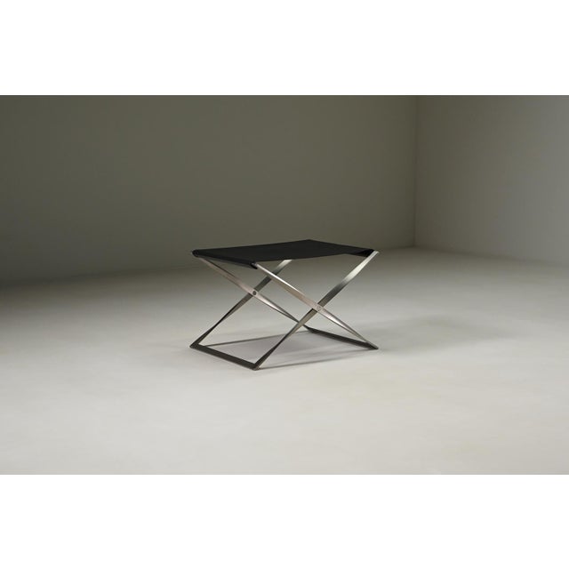 Folding Stool PK91 by Poul Kjærholm for Fritz Hansen, Denmark, 1960s For Sale - Image 10 of 10
