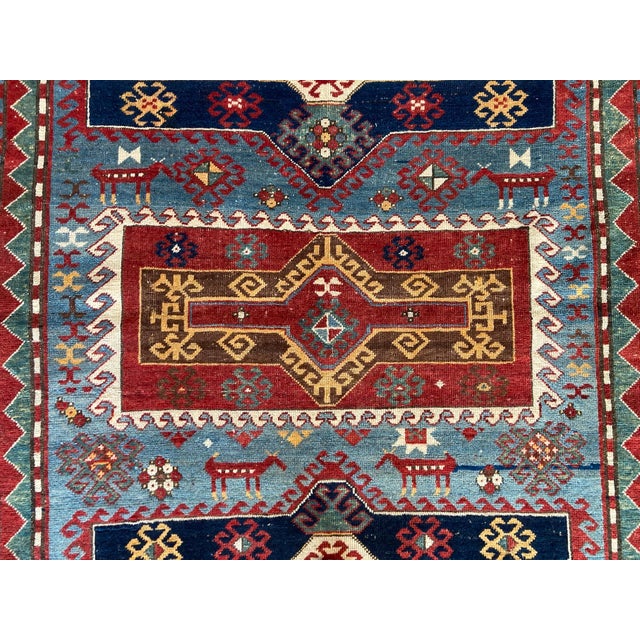 Antique Caucasian Kazak Rug, 1890s For Sale - Image 13 of 18
