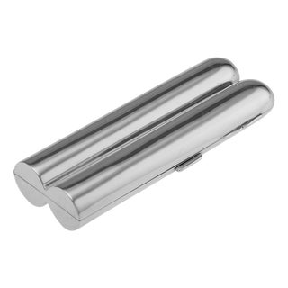 Antique English Silver Cigar Case, 1907 For Sale