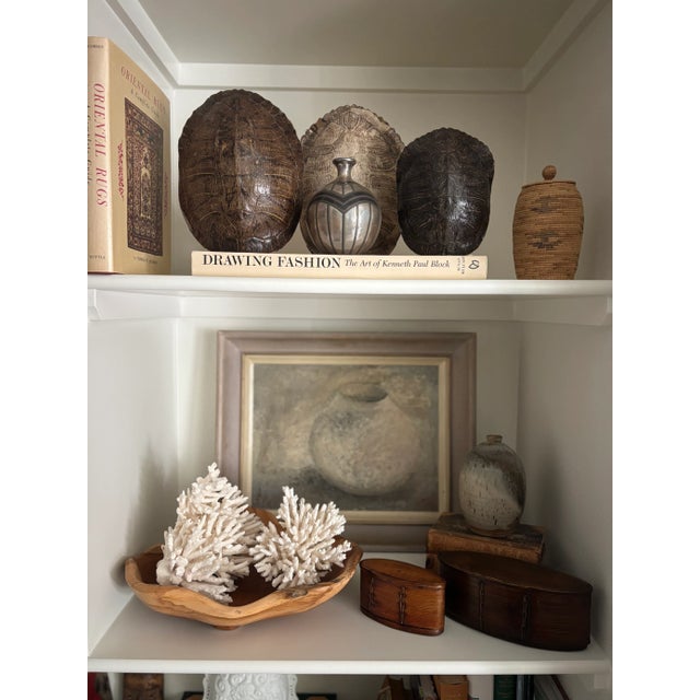 Mid 20th Century Vintage Metallic Geometric Art Deco Style Studio Pottery Vase For Sale - Image 5 of 12