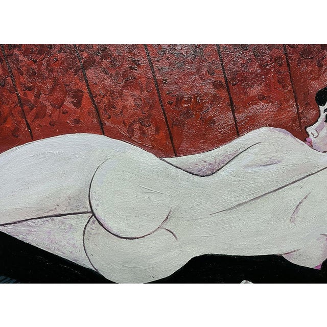 *** ABOUT THIS PAINTING *** * TITLE: ""The Lady Plays Cards"" * ARTISTS: Victor Konotopsky * SIZE: 27x38 cm/'10.62x14.96...