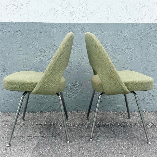 2001 Saarinem Executive Side Chairs for Knoll, Model 72c - Set of 6 For Sale In West Palm - Image 6 of 11