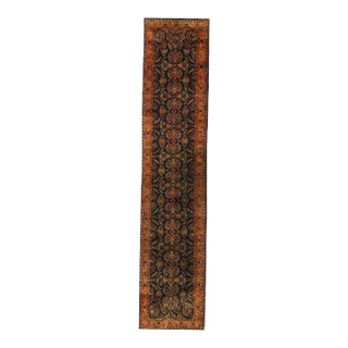 Pasargad DC Fine Hand Knotted Persian Sarouk Design Runner For Sale