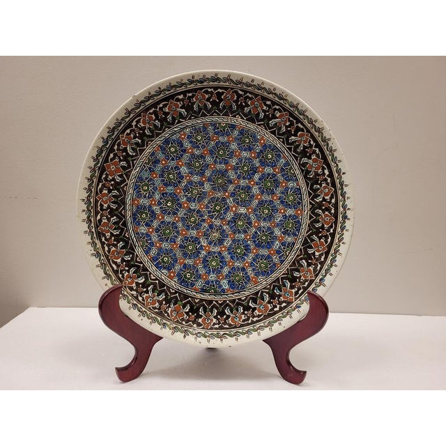 Turkish Ceramic Dish, 1950s For Sale - Image 6 of 18