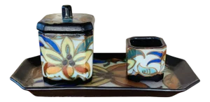 Art Deco Ceramics by C.M. Bergen, 1930s, Set of 3