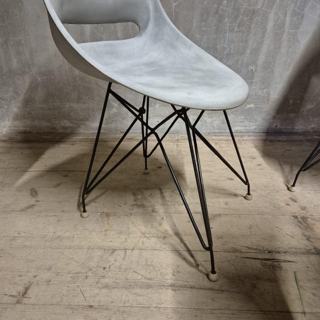 A set of four original mid-century chairs designed by Miroslav Navrátil and produced by Vertex in the 1960s. These iconic...