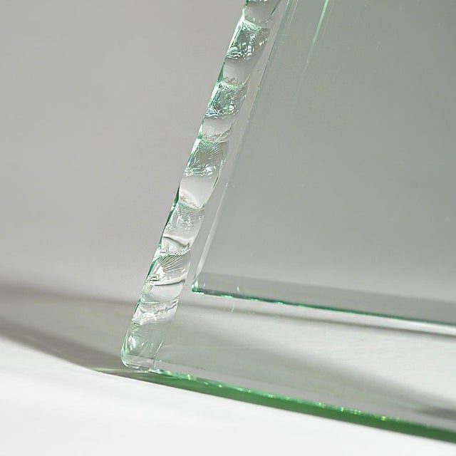 Hammered Glass Tabletop Photo Frame, 1960s For Sale - Image 12 of 15