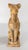 19th or 20th Century Egyptian Revival Faience Type Pottery Figure of a Seated Dog For Sale - Image 4 of 14