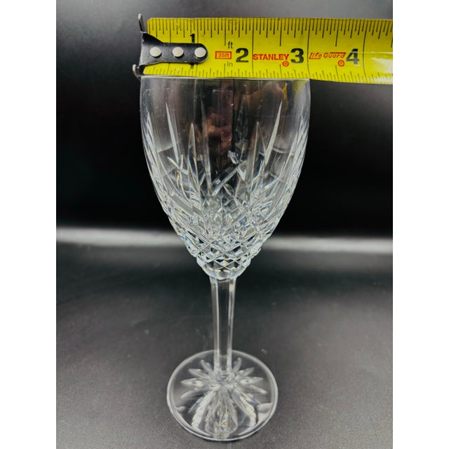 Late 20th Century Waterford Crystal Araglin Wine/Water Goblet For Sale - Image 10 of 10